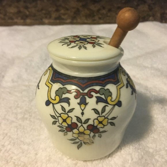Accents Vintage Moutarde Bocquet Yvetot 1735 Mustard Jar With Spoon Poshmark